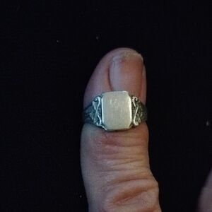 children's detailed Silver Ring